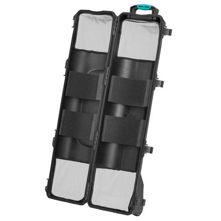 HPRC 6300WTRI Wheeled Rolling Resin Hard Case w/Interior Kit for Tripods, Black