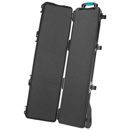 HPRC 6400WCUB Wheeled Rolling Resin Hard Case with Cubed Foam, Black