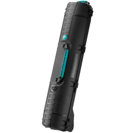 HPRC 6500WE Wheeled Resin Hard Case without Foam, Black with Blue Handle