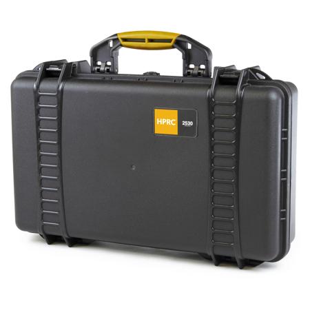 HPRC 2530 Resin Hard Case with Foam for Moza Air2 IFocus, Black w/Yellow Handle