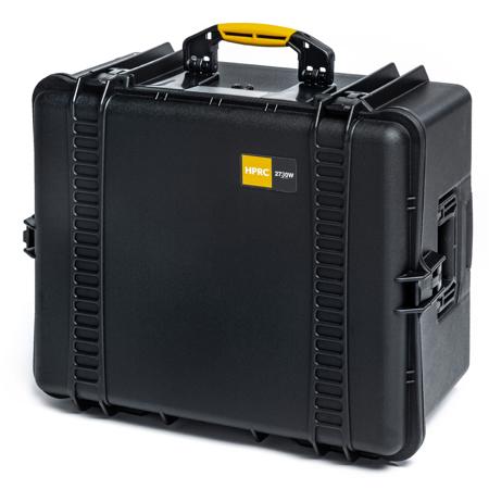 HPRC 2730W Wheeled Resin Hard Case for RoboMaster S1, Black with Yellow Handle