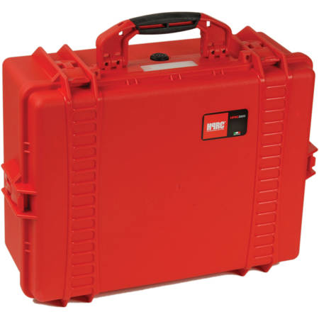 HPRC Amre 2600 Watertight Hard Case, Cubed Foam, Red
