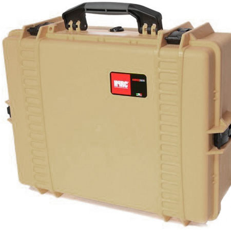HPRC Amre 2700W, Watertight, Wheeled Foam Case, Tan