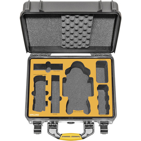 HPRC 2460 Hard Case with Custom Foam for Mavic 4 Pro Creator Combo, Black