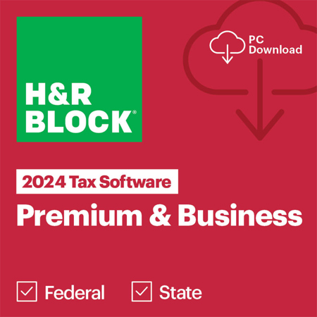 H&R Block Premium & Business Tax Software 2024 for Windows, Download