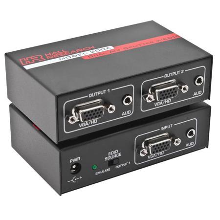 Hall Research 1x2 VGA Distribution Amplifier with Audio