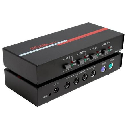 Hall Research 4 Channel Keyboard & Mouse Switch