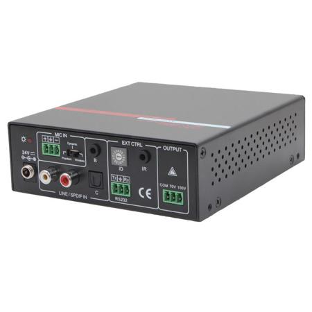 Hall Research AMP-7040 40W Audio Amplifier for 70V or 100V Systems with RS-232 Control