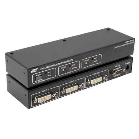 Hall Research DVS-2A 2x1 DVI Switch with Audio