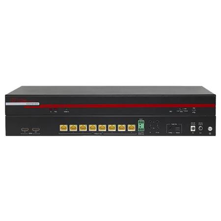 Hall Research ECHO-S 8-Channel HDBaseT Sender with Analog and Optical Audio Extraction