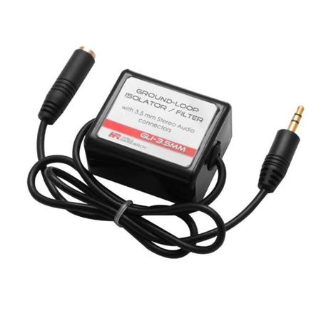 Hall Research Stereo Audio Ground-Loop Isolator & Filter with 3.5mm Connectors