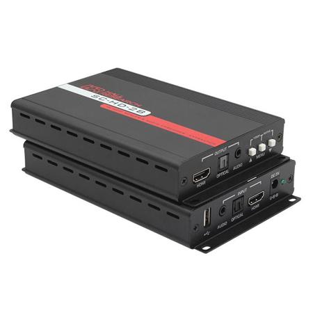Hall Research SC-HD-2B 4K/60Hz HDMI Scaler with Audio Embed/Extract & Image Flip Capability