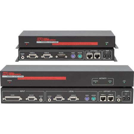 Hall Research U97-H2 Dual Video Head KVM and Audio and Serial Over UTP Extension