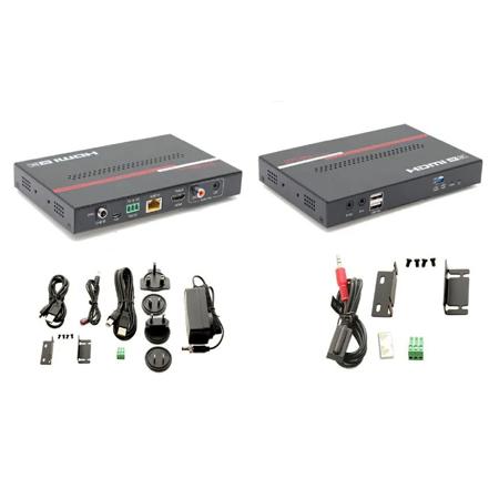 Hall Research UH18 4K UHD Video & USB HDBaseT 2.0 Extender with Sender and Receiver