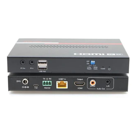 Hall Research UH18 4K UHD Video & USB HDBasetT 2.0 Receiver