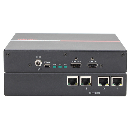 Hall Research ULTRA-V-S 4-Port 4K UHD HDMI Sender without Accessories