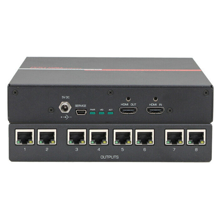 Hall Research ULTRA-V-S 8-Port 4K UHD HDMI Sender without Accessories