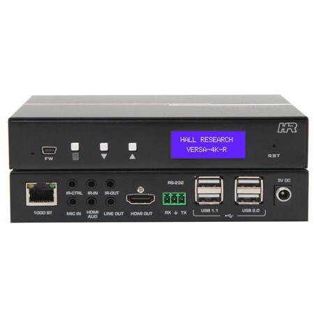 Hall Research VERSA-4K-R 4K Video & USB Extension Decoder/Receiver