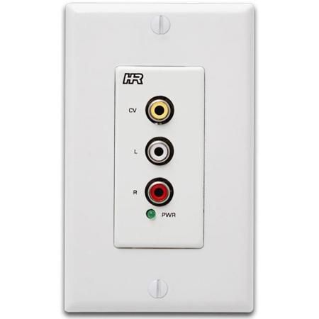 Hall Research VSA-C-DP Composite + Audio Input Decora Plate for VSA System