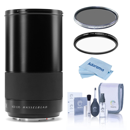 Hasselblad 135mm f/2.8 XCD Lens, Bundle with Tiffen 77mm UV and CPL Filters