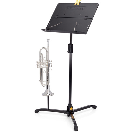 Hercules Stands BS301B Orchestra Music Stand w/Solid Folding Desk & Swivel Legs