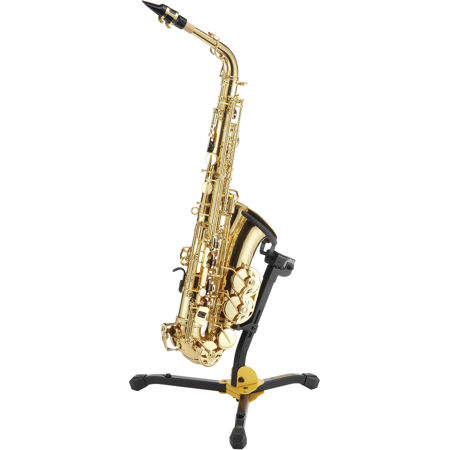 Hercules Stands DS630BB Auto-Grip Alto/Tenor Saxophone Portable Stand with Bag