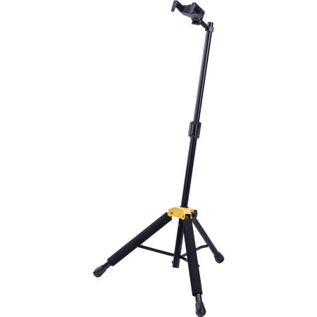 Hercules Stands GS415B PLUS Series Universal Auto-Grip Single Guitar Stand with Foldable Yoke