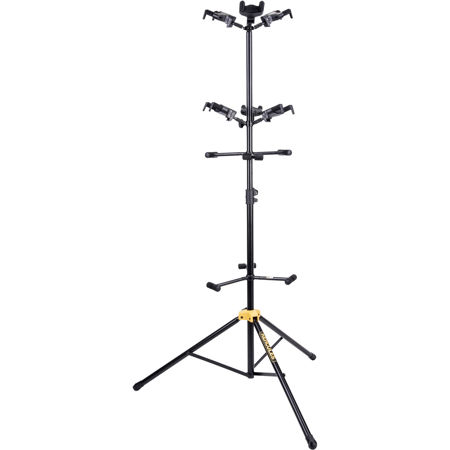 Hercules Stands GS526B PLUS Series Universal 6-Piece Guitar Auto-Grip Display Stand