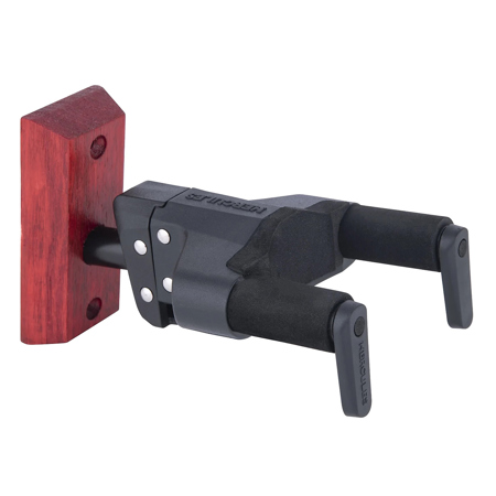 Hercules Stands Auto Grip Universal Guitar Hanger with Red Base, Short Arm