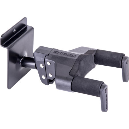 Hercules Stands GSP39SB PLUS Series Universal Auto Grip Slat Wall-Mount Guitar Hanger with Short Arm