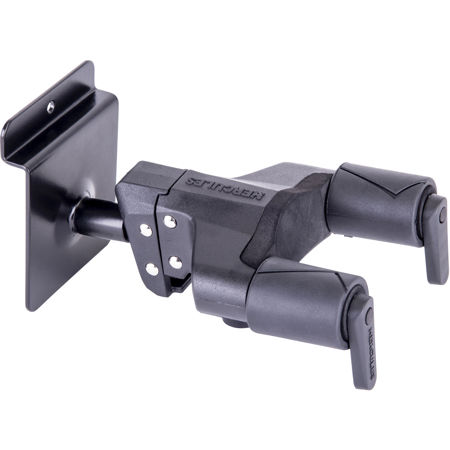 Hercules Stands GSP39SB PLUS Auto-Grip Slat Wall-Mount Guitar Hanger w/Short Arm