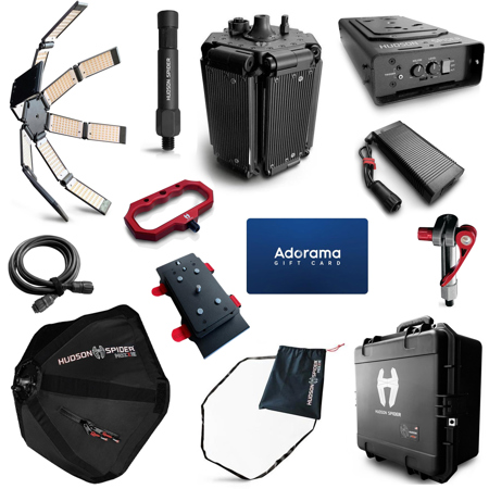 Hudson Spider MOZZIE Basic Lamp Kit, Gold Mount - With Adorama $183.00 Gift Certificate
