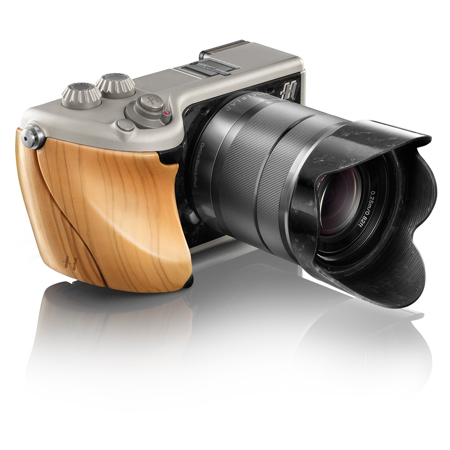 Hasselblad Lunar Camera Kit, Lunar Titanium Camera Body with Olive Wood Grip