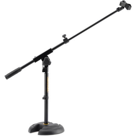 Hercules Stands MS120B H-Base Microphone Stand with Telescopic Boom & EZ Clip