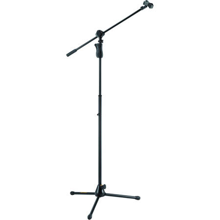 Hercules Stands MS632B EZ Grip Tripod Microphone Stand with 2-In-1 Boom