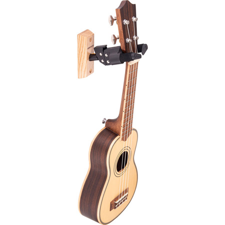 Hercules Stands USP10WB Auto-Grip Ukulele Hanger with Wood Base