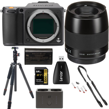 Hasselblad X1D II 50C 50MP Mirrorless Camera w/65mm F/2.8 XCD Lens, Tripod, Acc