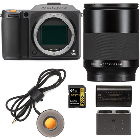Hasselblad X1D II 50C 50MP Mirrorless Camera w/80mm F/1.9 XCD Lens, Accessories