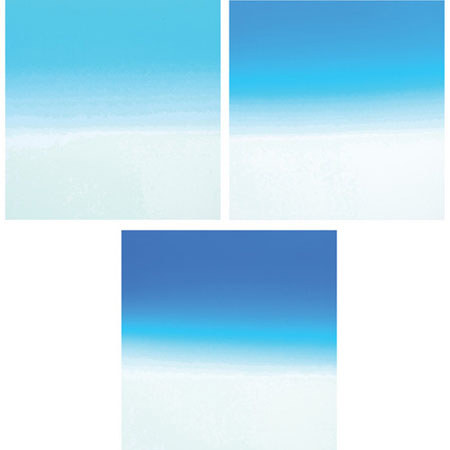 Formatt Hitech 4x5" 1.5mm Resin 3 Piece Blue Grad Filter Kit