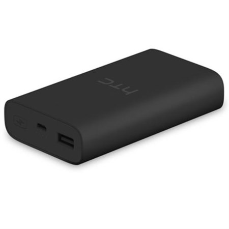 HTC Quick Charge 3.0 Powerbank with USB Type-C Cable, Black