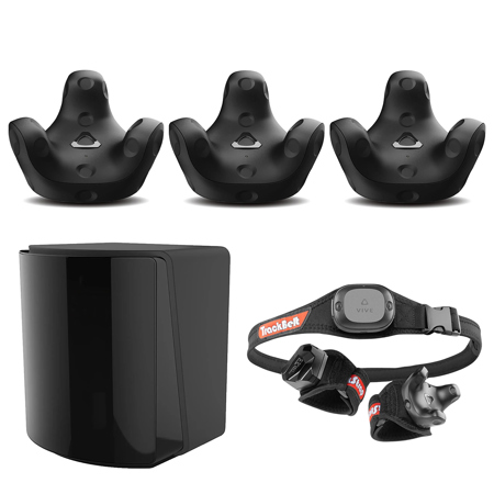 HTC VIVE トラッカー　3.0 99HASS001-00 HTC 3 Pack VIVE Tracker (3.0) with Base Station 1.0, Straps