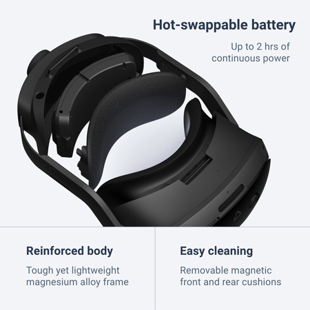 HTC VIVE Focus Vision VR Headset with Controllers, Consumer HTC VIVE Focus Vision VR Headset with Controllers, Consumer