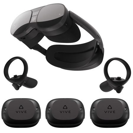 HTC VIVE XR Elite VR Headset Bundle with VIVE Ultimate Tracker 3
