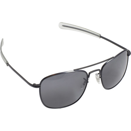Humvee Gear 52mm Bayonette Style Military Sunglasses, Black Frame
