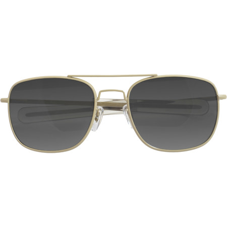 Humvee Gear 52mm Bayonette Style Military Sunglasses, Khaki Tan Frame