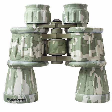 Humvee Gear 10x50 Rubber Coated Field Binocular, Digital Camoflauge