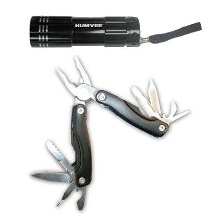 CampCo Humvee Gear LED Flashlight / Multi Tool Combo