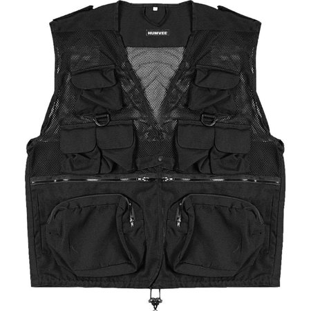Humvee Photo Vest Combat Photo Vest Black Medium