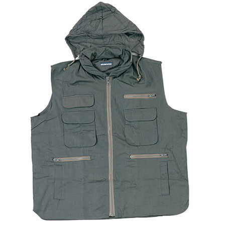 CampCo Humvee 100% Cotton Ranger Vest, Olive Drab, Large