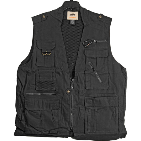 Campco Safari Travel Vest - Black - 3X-Large
